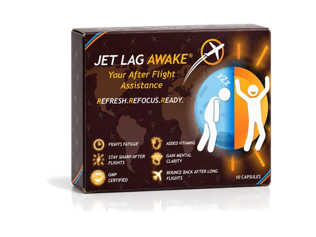 Jet Lag Awake box of 10 capsules